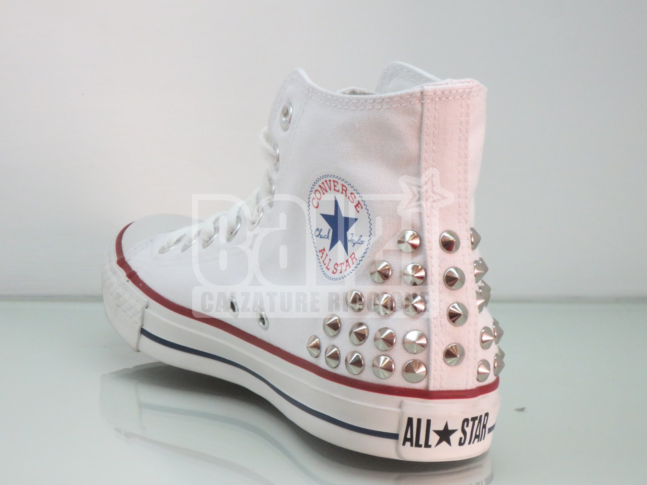 Converse Alte Bianche Con Borchie Hotsell, 54% OFF | lagence.tv رز الوليمة ١٠ كيلو