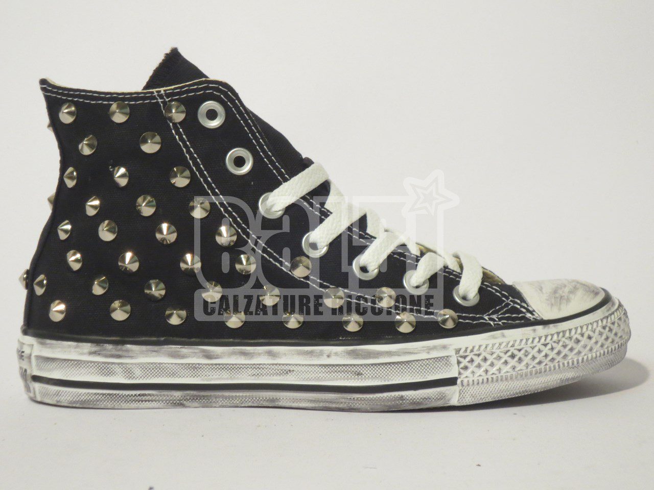 Converse All Star 80 Borchie Personalizzate Nero - Image 3