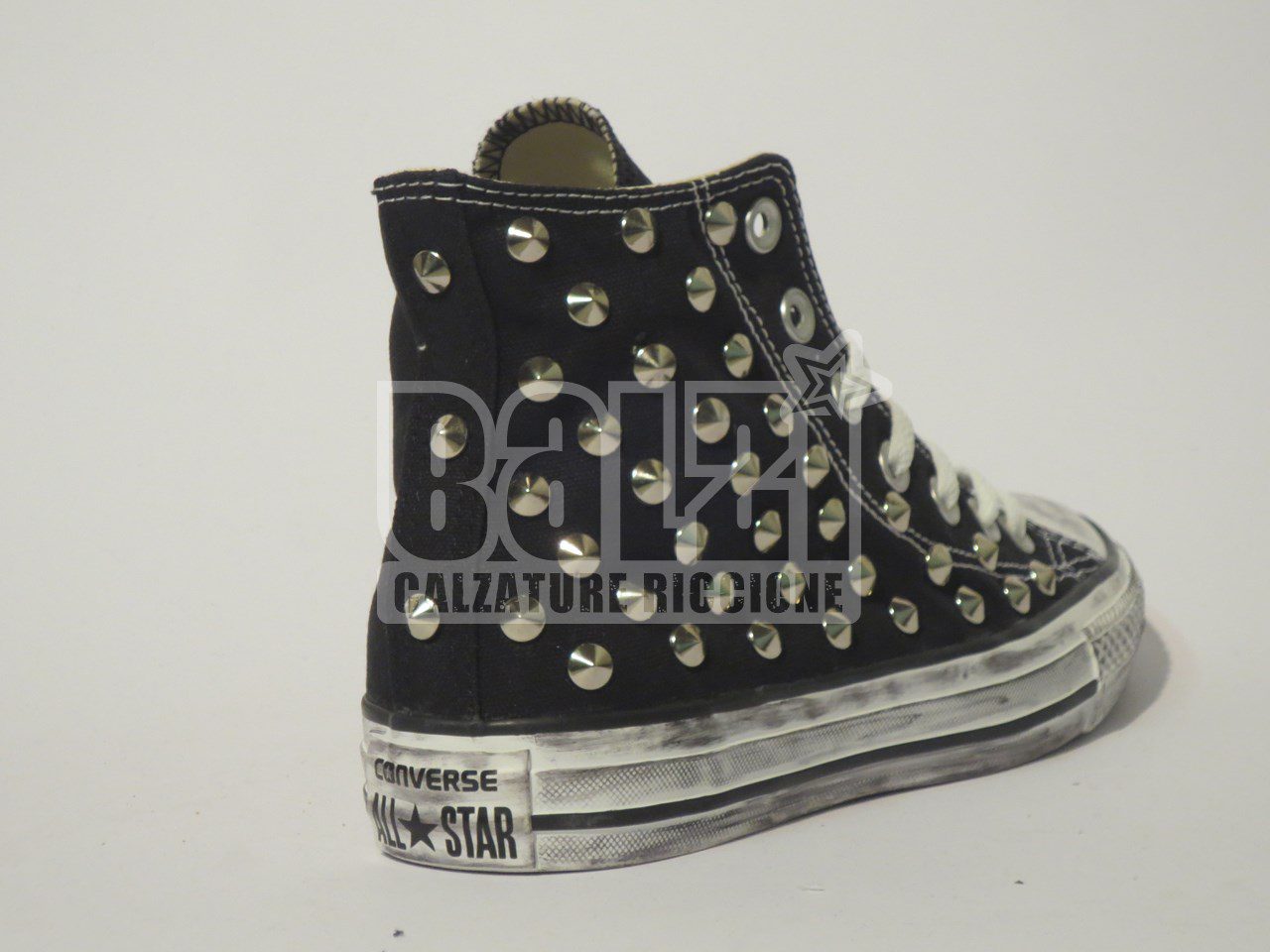 Converse All Star 80 Borchie Personalizzate Nero - Image 4
