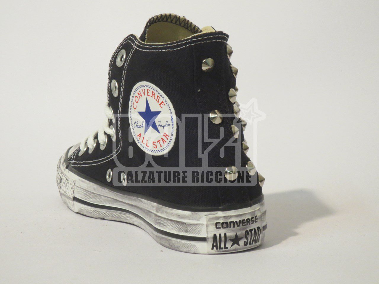 Converse All Star 80 Borchie Personalizzate Nero - Image 2