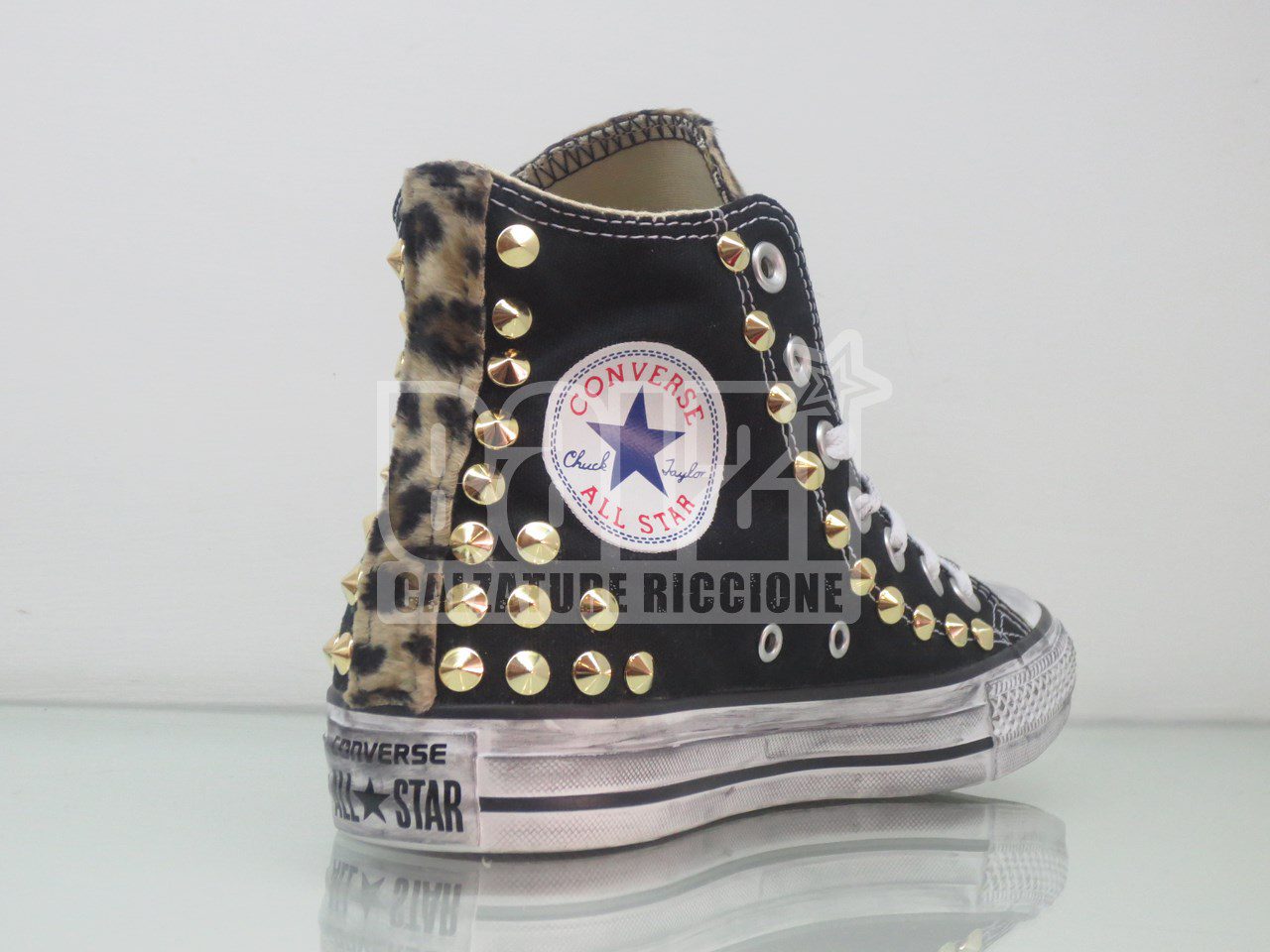 Converse All Star Borchie cavallino Maculato Nero Black - Image 4