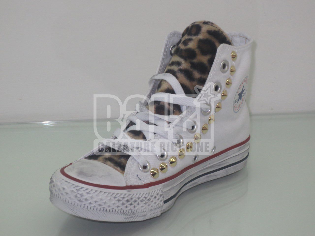 Converse All Star Borchie Cavallino Maculato Bianco - immagine 5