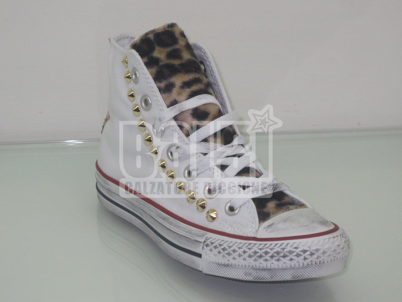 Converse All Star Borchie Cavallino Maculato Bianco - immagine 2
