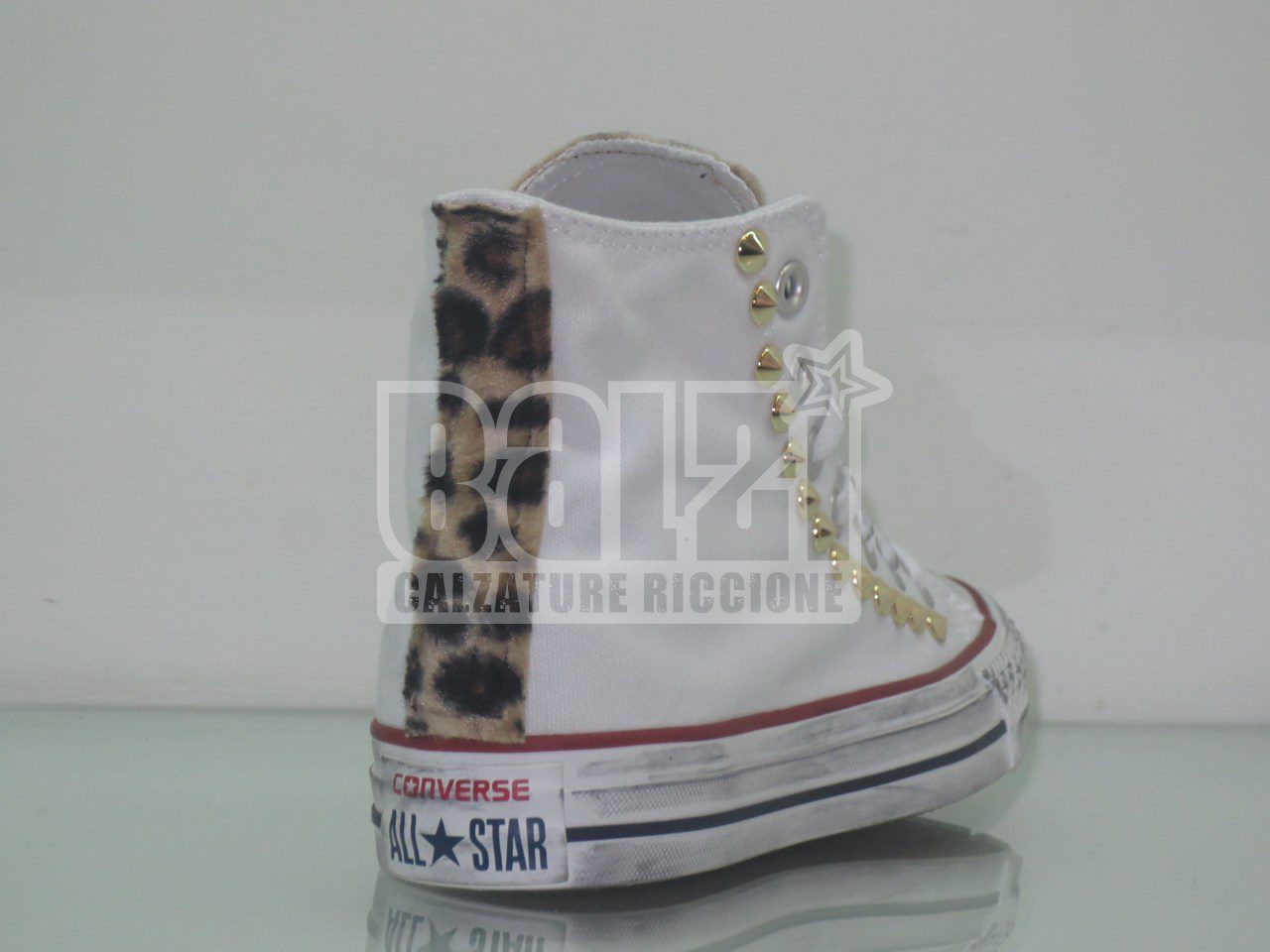 Converse All Star Borchie Cavallino Maculato Bianco - immagine 7