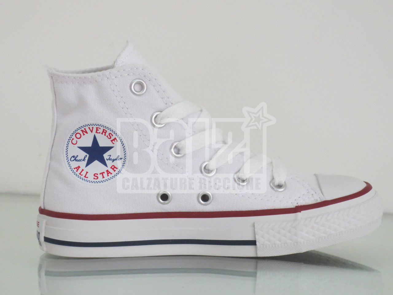 Converse All Star Bambino Alte Bianco Optical White - immagine 3