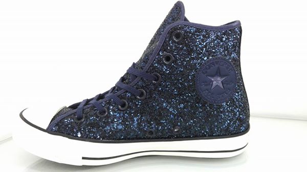 Vendita Online Converse All Star Glitter Blu - Balzi Calzature
