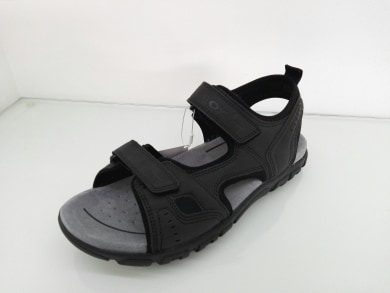GEOX Sandalo Uomo Velcro Nero - immagine 2