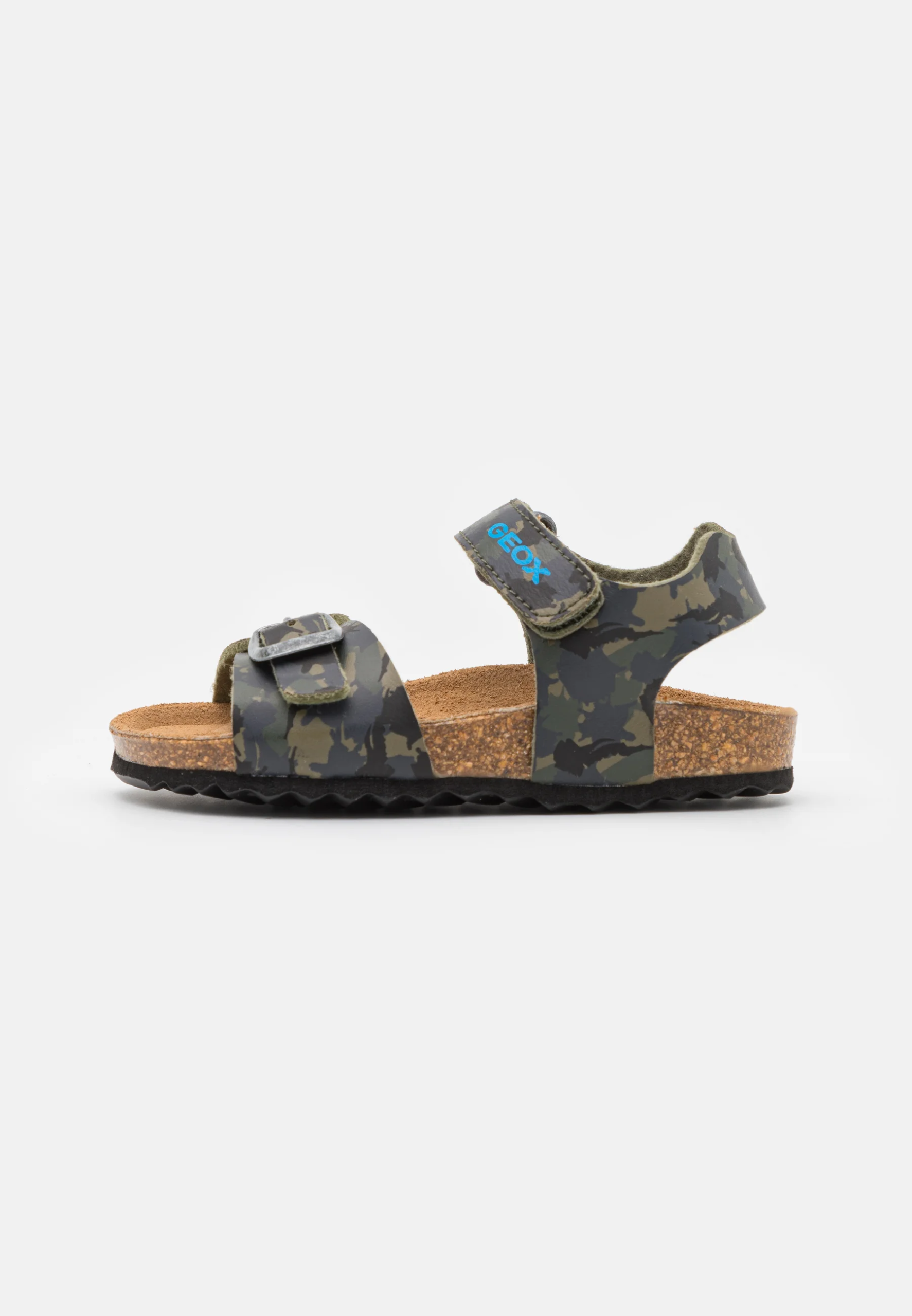 GEOX Sandalo Bambino Plantare Velcro Camouflage Green j Ghita