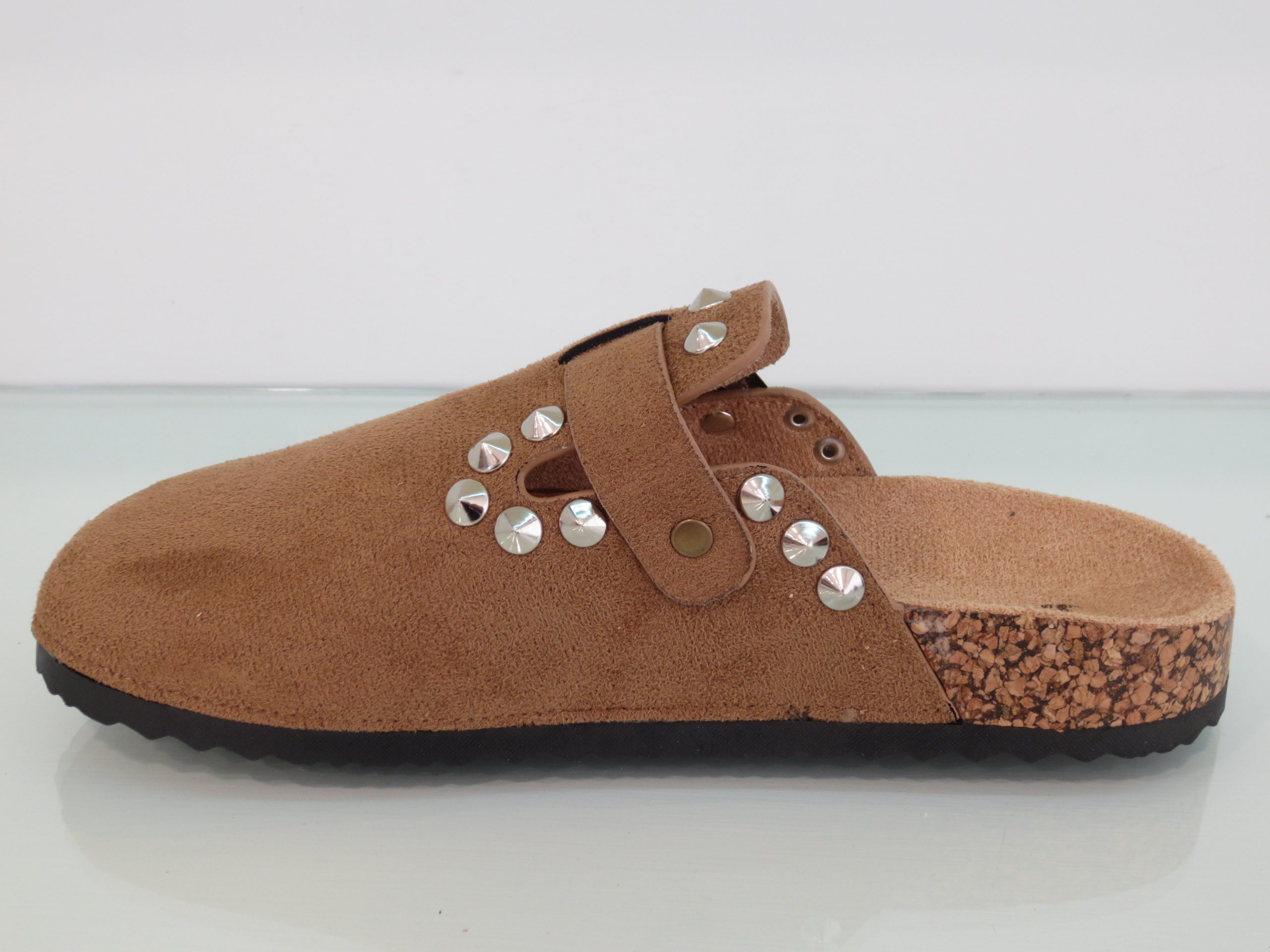 Sabot Donna Borchie Plantare Beige Tortora Borchiate - immagine 2