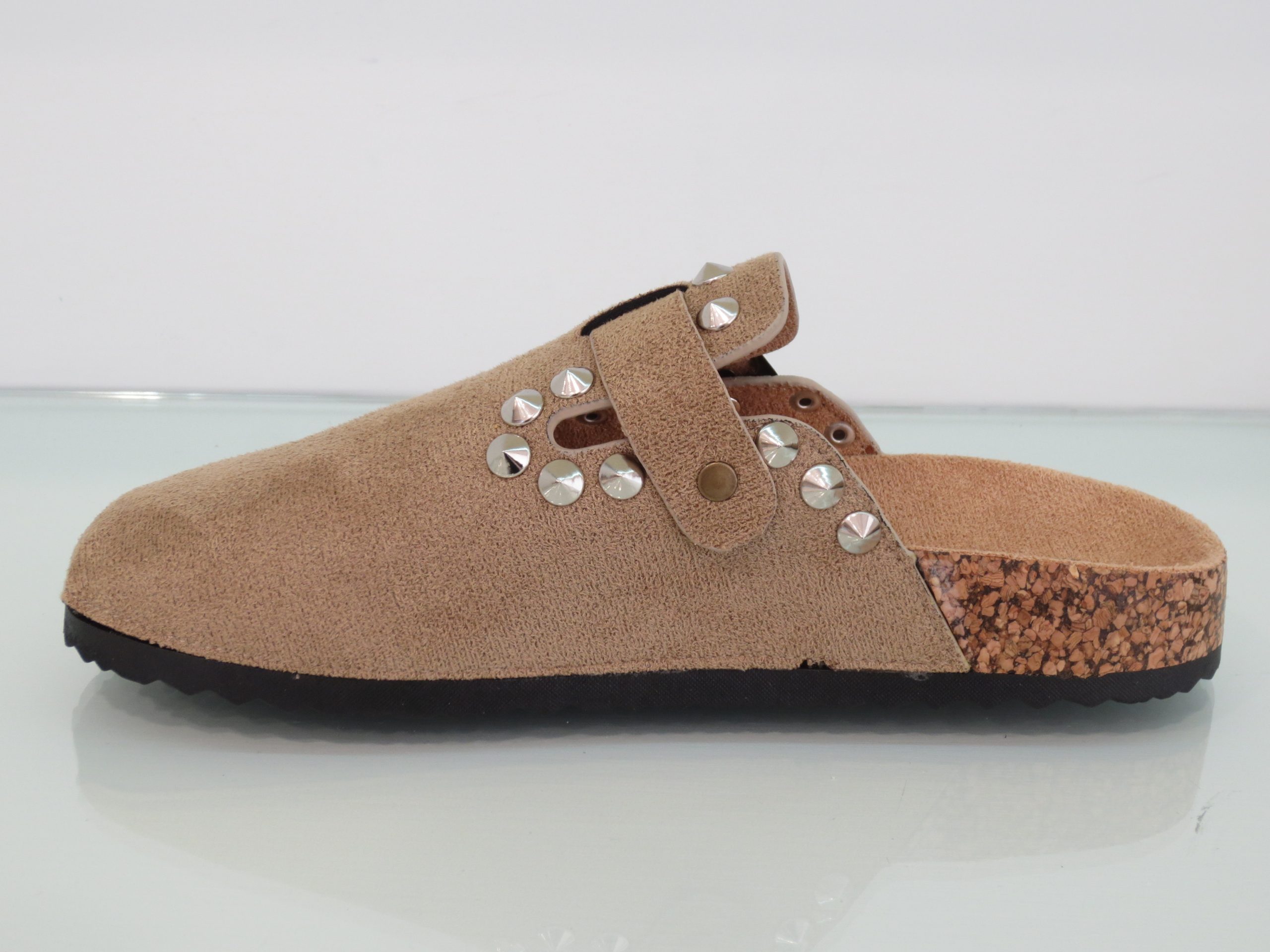Sabot Donna Borchie Plantare Beige Borchiate - immagine 2
