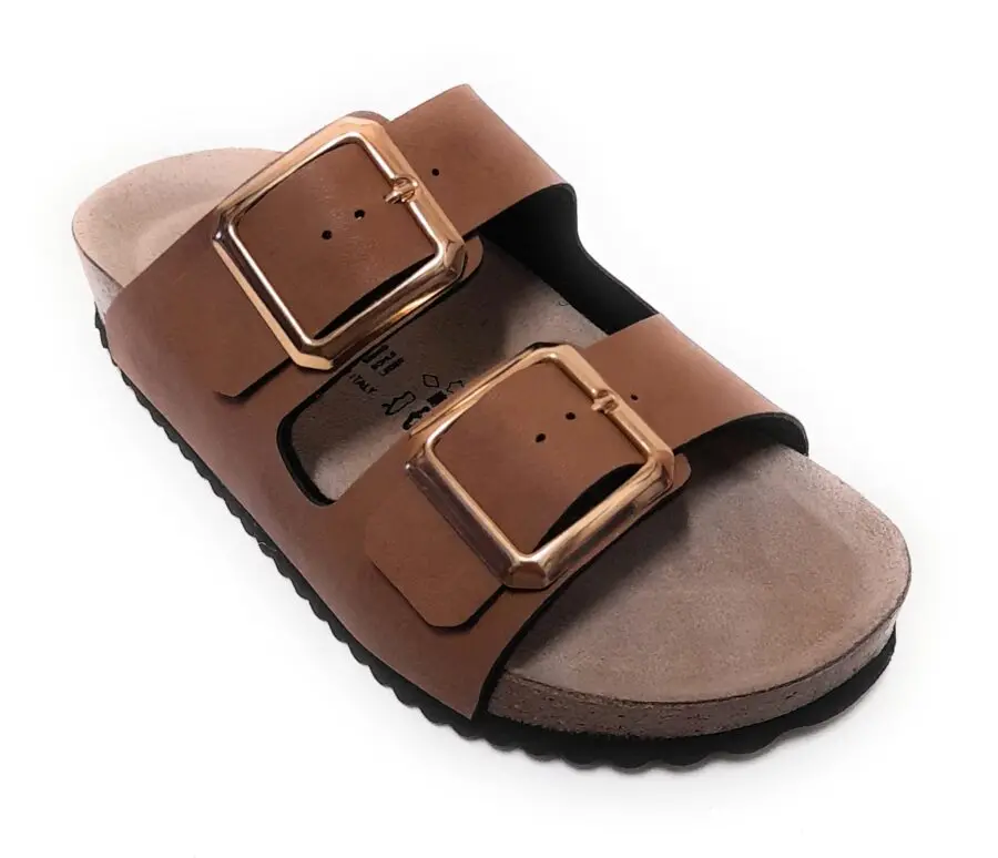 BIOMODEX Ciabatta Donna Plantare Soft 1571 Cognac Ammortizzato